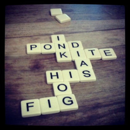 Playing Bananagrams with the flatmaters