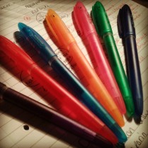 Colourful pens for physiology